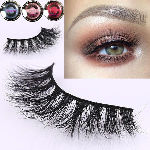 

Mink 3D Fluffy Mink Eyelashes Wispy Thick Fluffy Lashes Reusable EyeLashes oplashes 100% Mink eyelash private logo available