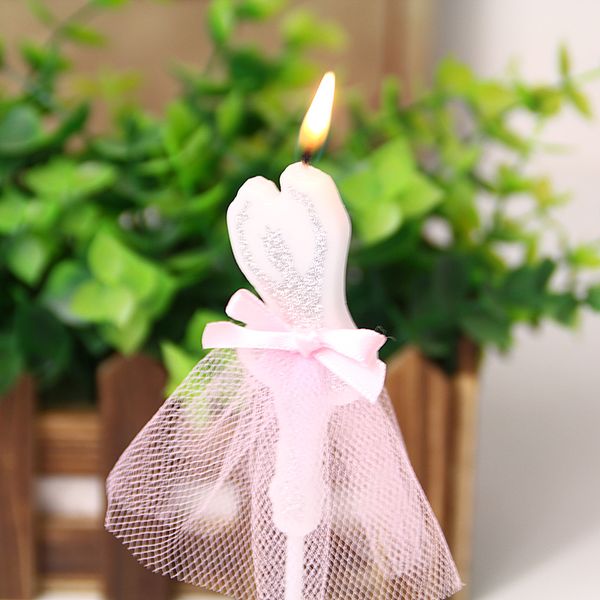 

candle 1pcs/lot ballet girl dancerparty supplies girls favor cupcake ers pick kid birthday party decorations