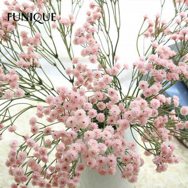 

funique 3piece artificial flowers gypsophila baby breath fake silk wedding party babysbreath plant for home wedding decorations