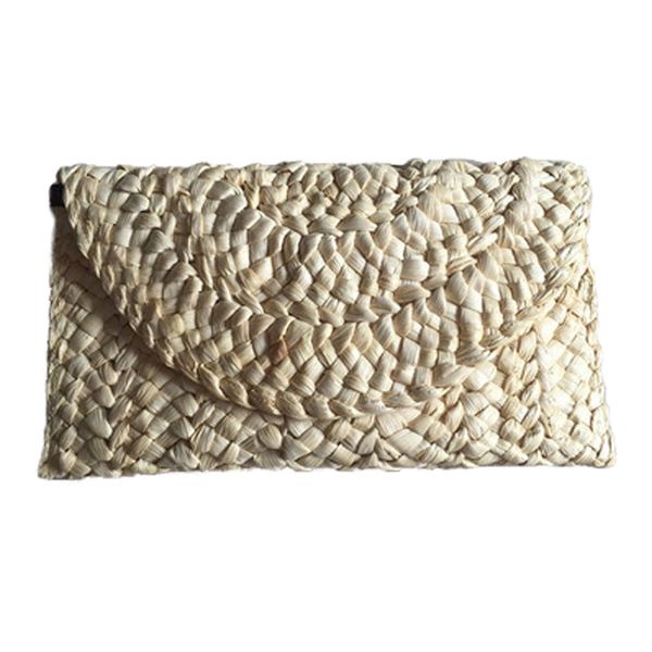 

women straw bags knitted corn female clutch messenger bag summer ladies beach bag travel handmade braided tote ss3004