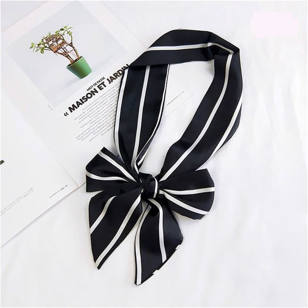

new vintage women small square silk feel satin scarf head neck retro hair tie band small fashion square scarf bag tie