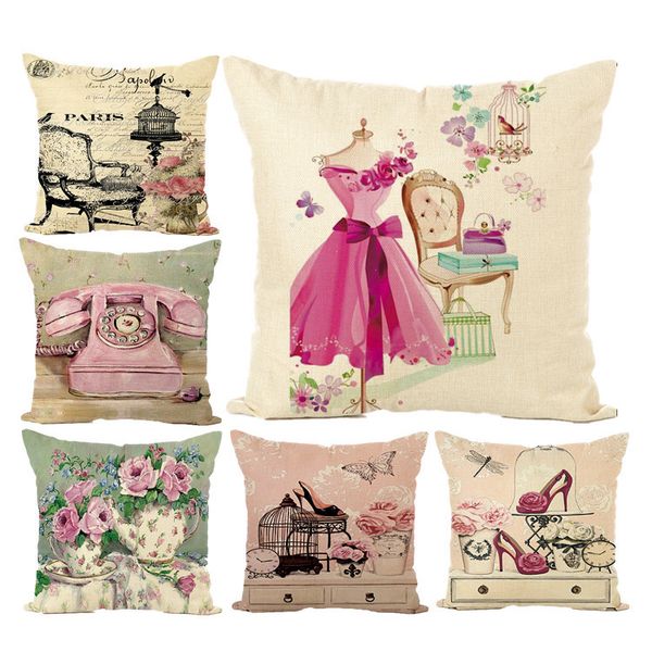 New Pillow Cover Hot Girls Dressing Table Dress Digital Printing