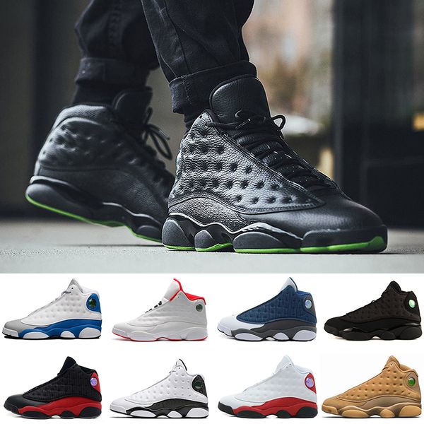

discount new 13 xiii all white red wheat grey toe mens basketball shoes sneakers running shoes for men sports shoe size 40-47