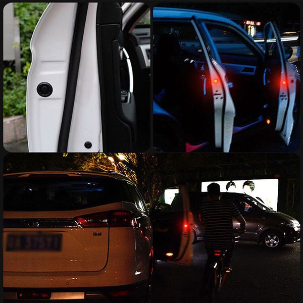 Car Door Open Flashing Led Warning Light Strobe Light Red Light