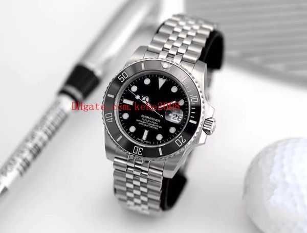 

luxury wrist watch basel world sub 116610ln 116610 40mm stainless steel ceramic bezel asia 2813 movement automatic mens watches, Slivery;black