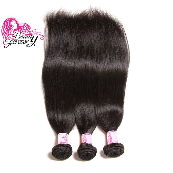 Beauty Forever 8a Mink Brazilian Straight Hair Unprocessed 3 5