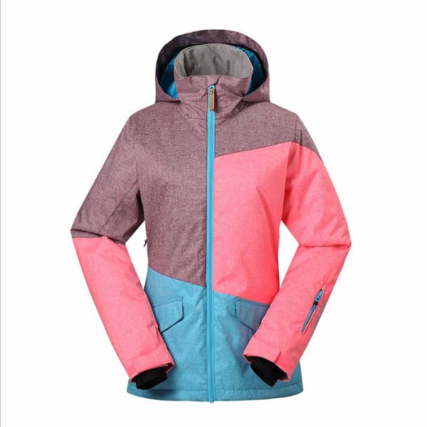 

gsou snow women`s ski waterproof super warm mountain outdoor ski jacket a variety of styles, a variety of colors