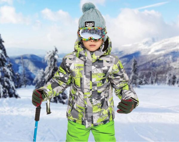 

ski jacket boys brands snowboard jacket girls winter waterproof ski clothes kids mountain skiing clothes fleece inside 6t 16t