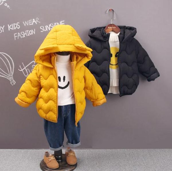 

2018 children's jackets coat boys & girls autumn winter warm down jackets hooded coat boys/girls kids winter jacket 2-10y, Blue;gray