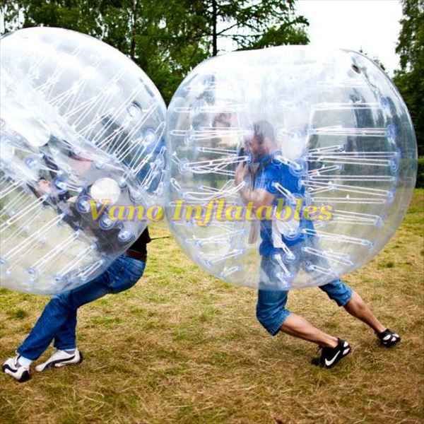 Zorb Football TPU Quality Bubblefootball Bolas infláveis de corpo Zorbing Preço de fábrica 1,2m 1,5m 1,8m