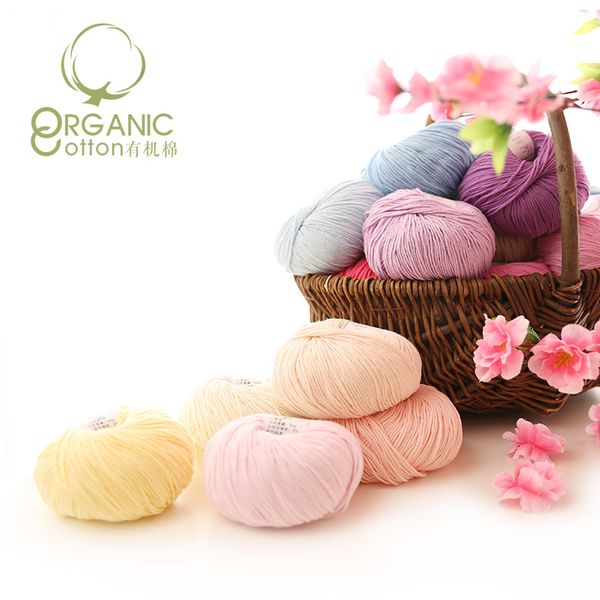 

2pcs 50g high grade tong line super soft organic pure cotton thread manual weave material science package video course, Black;white