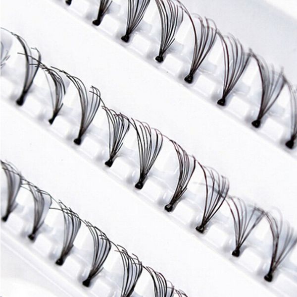 

wholesale 60pcs/set individual lashes black false eyelash natural long cluster eye lashes extension makeup 14mm