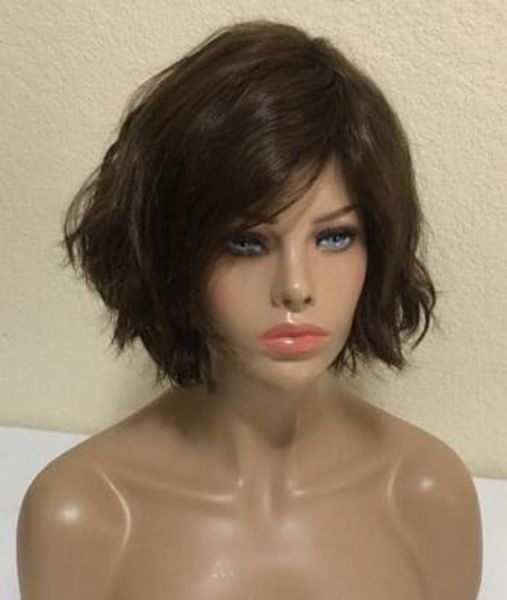 

new synthetic wig, similar to january by jon renau, brown hair piece #1711, Black;brown