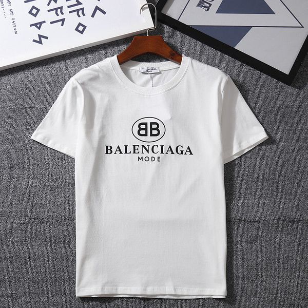 

womens mens 2018 new fashion t shirt with brand letter print fashion designer tees short sleeve casual t-shirt s-2xl new arrivals, White;black