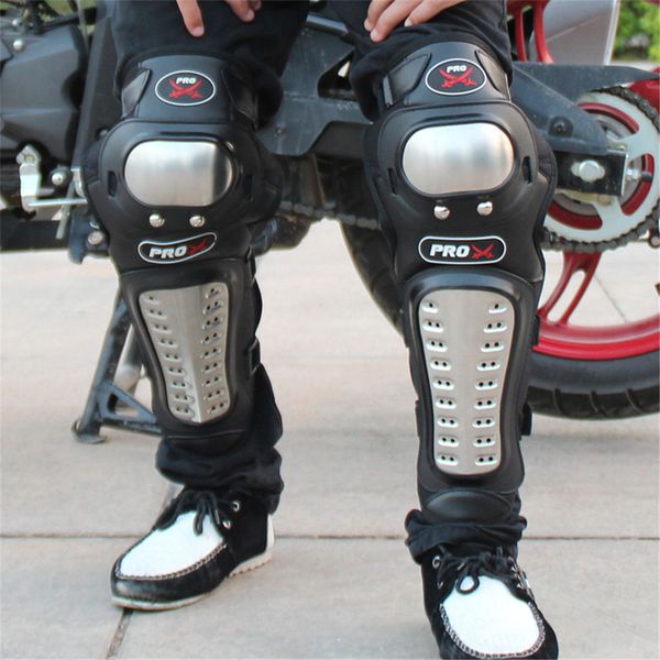 

riding tribe outdoor racing joelheira knee protecto stainless steel motorcycle protective knee pad rodillera protect guards