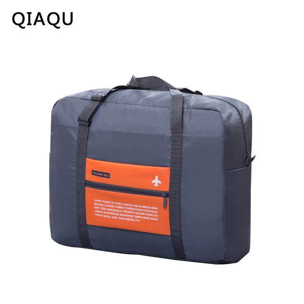 

qiaqu 2018 new folding travel bag large capacity luggage packing women nylon travel handbags