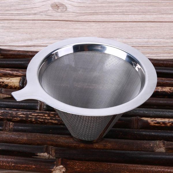 

stainless steel mesh infuser coffee dripper funnel filter tea strainer wholesale kitchen accessories