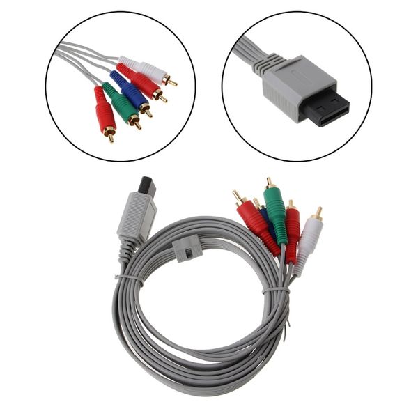 Neues Composite High Definition HD Component Audio Video AV-Kabel für Wii WiiU, gute Qualität, schneller Versand