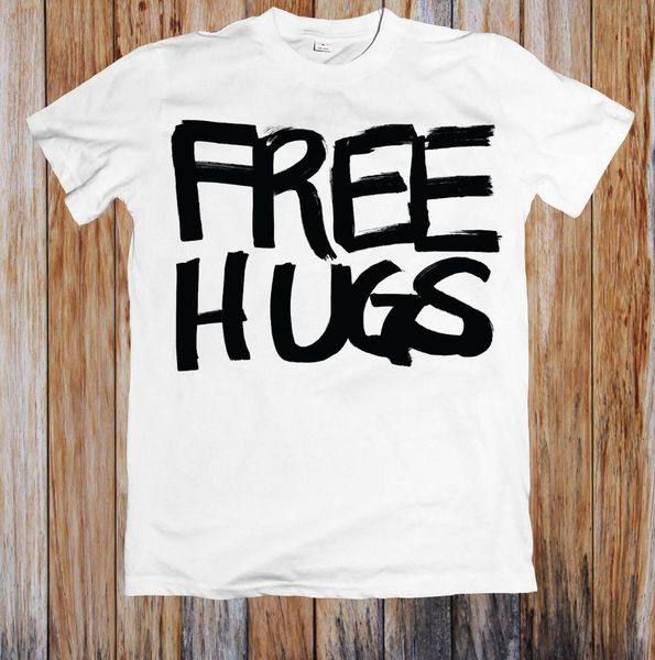

hugs t-shirt, White;black
