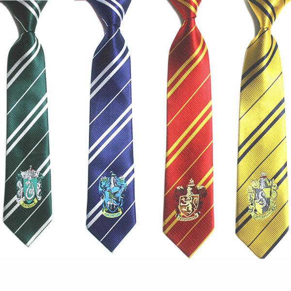 

harry potter ties clothing accessories borboleta necktie ravenclaw hufflepuff neck tie hogwarts stripe ties 4 designs, Blue;purple