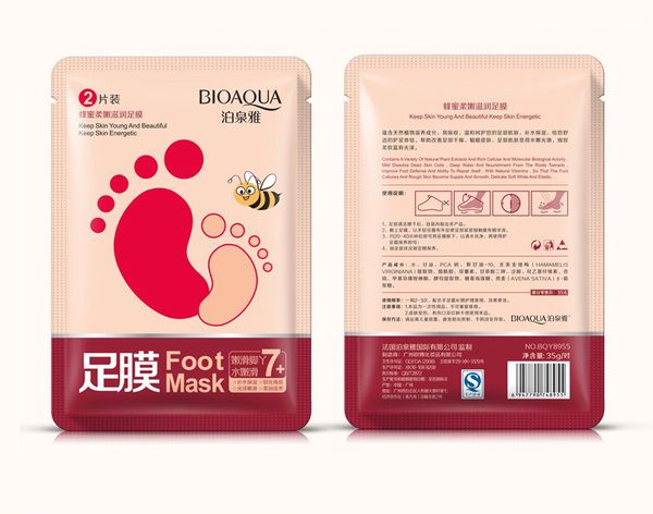 

bioaqua маска для ног пилинг для ног обновляющая маска для ног удалить мертвую кожу гладкие отшелушивающие носки носки для ухода за ногами д
