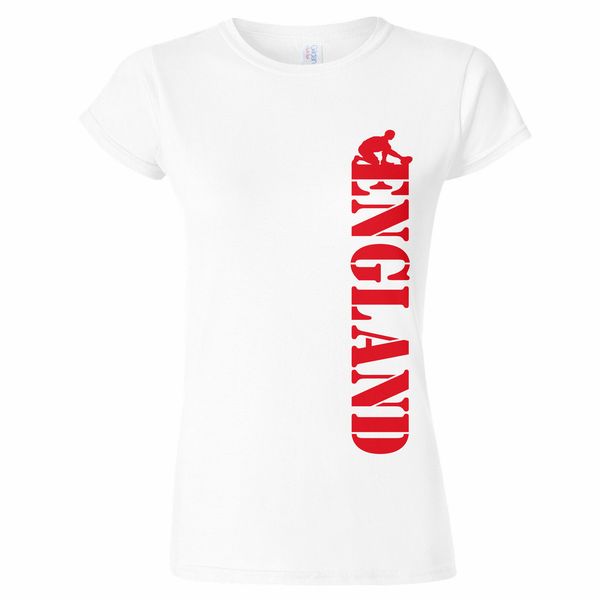 England Vertical Kicker Womens Rugby T Shirt 6 Nations World Cup