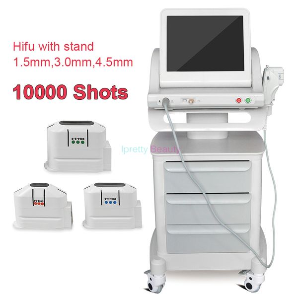 Le attrezzature ad alta intensità HIFU del grado medico hanno messo a fuoco la rimozione antinvecchiamento della grinza della macchina dell'ascensore di ultrasuono con 5 teste per il corpo