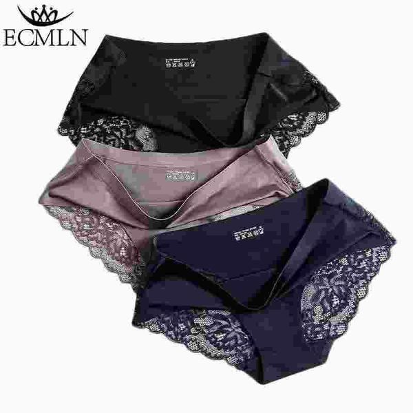 Sexy calcinha de renda sem costura mulheres cuecas cuecas de seda de nylon para senhoras biquíni de algodão Lingerie transparente DropShipping