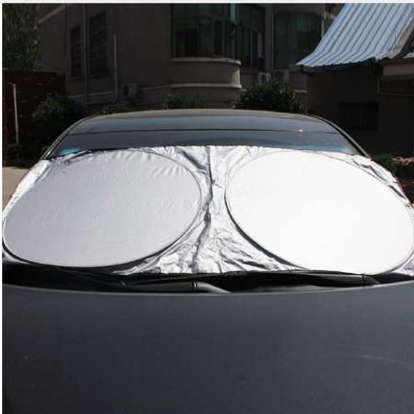 

150 x 70cm car sunshade sun shade front rear window film windshield visor cover uv protect reflector car-styling high quality