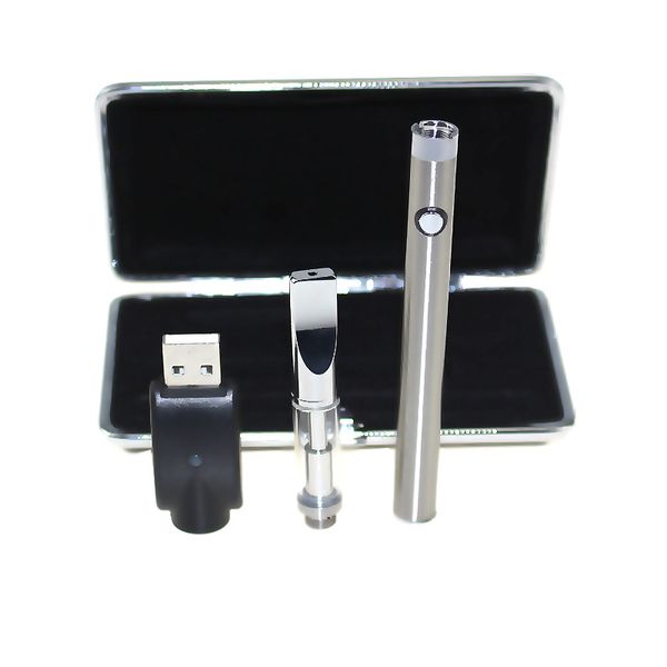 

a3 vape glass ceramic charger a3 e-cigarette kits metal box and mouthpiece cartridge vape with 510 cartridge pen battery pachage coil u wwkh