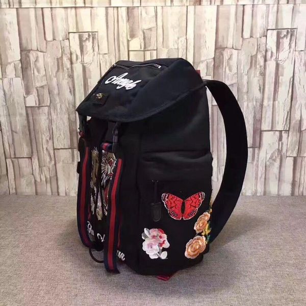 

2020 tiger embroidery techpack with embroidery luxury designer travel bag man backpack shoulder bags book bag drop shipping
