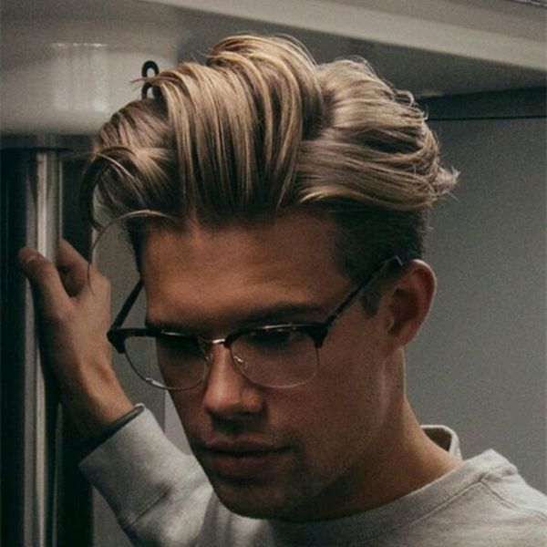 2020 Top Quality Black Color Virgin Indian Hair Short Men Hair Afro