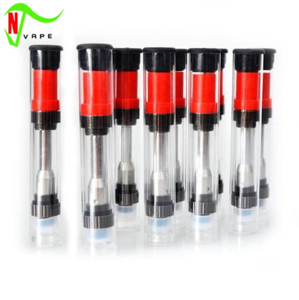 

510 Thread Liberty V1 Масляный Vape Cartridge с красной крышкой, густой CO2 Бутон, масло, испаритель, перо 0,5 мл, 1 мл В наличии