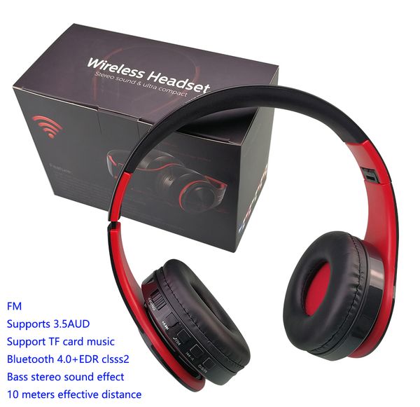 

Universal Bluetooth Headset/Headset Bluetooth Headset For iphone Smasung//Foldable TF Card Heavy bass Wireless Headset