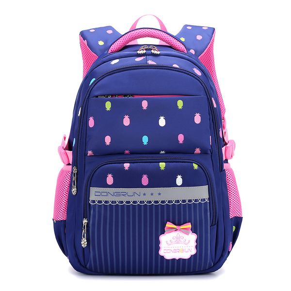 

2018 children school bag girls kids satchel primary school backpack princess orthopedic backpack schoolbag kids mochila infantil y18110107