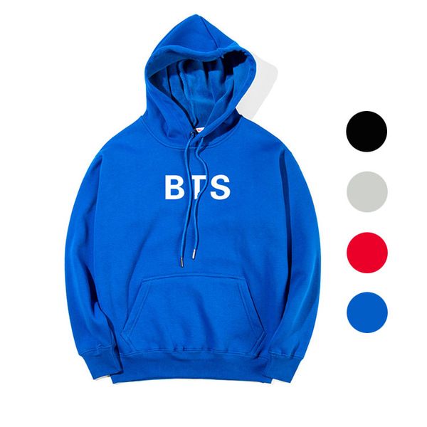 

Mens Pullover Hoodies BTS Letter Print Hip Hop Hoodies Winter Autumn Clothes Fashion Designer Long Sleeve Sweatshirt