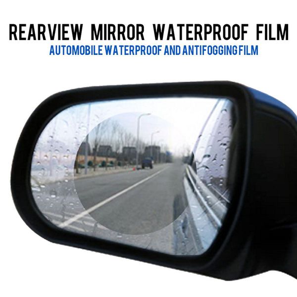 50 pcs filme espelho retrovisor do carro à prova de chuva adesivo anti-fog película protetora chuva escudo para bmw e60 525i 528i 530i 535i 550i e61