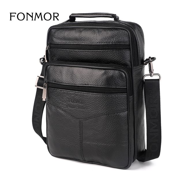 

fonmor vintage business men's bags cow leather man handbags men messenger bag men's travel bag over his shoulder