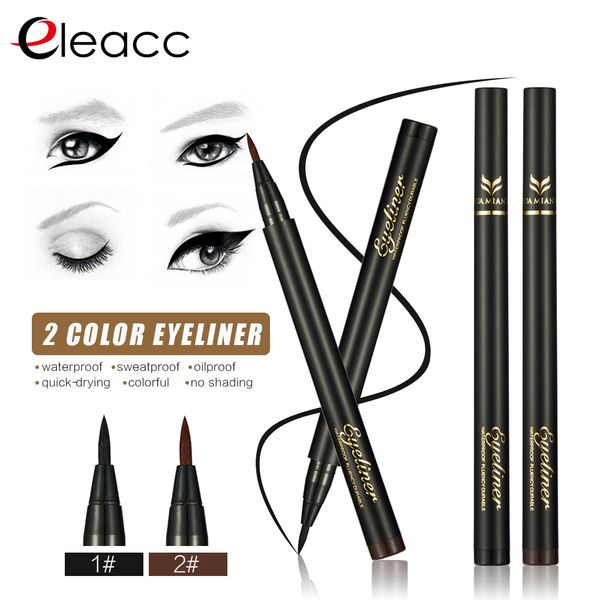 

huamianli eyeliner liquid eye liner shadow waterproof pen pencile make up tool cosmetic maquillage moisture korean style party