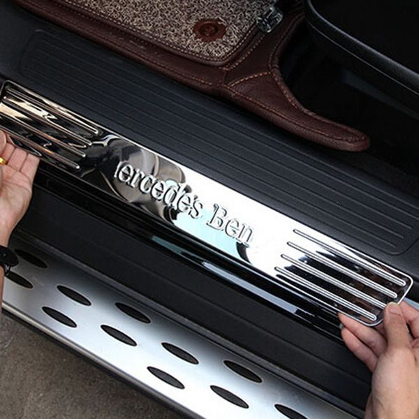 Interior Accessories For Benz Mercedes Ml320 Ml350 Ml400 Gle W166 Welcome Pedal Threshold Sill Protective Guard Cover Board Sticker Trim Cool Interior