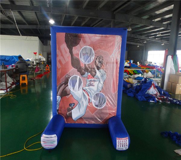 

2017 popular inflatable sports game,inflatable basketball goals
