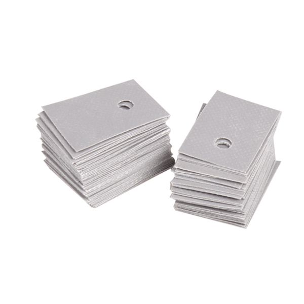 100PCS NEW TO-220 Insulation Pads Silicone Heatsink Shim for Laptop CPU GPU