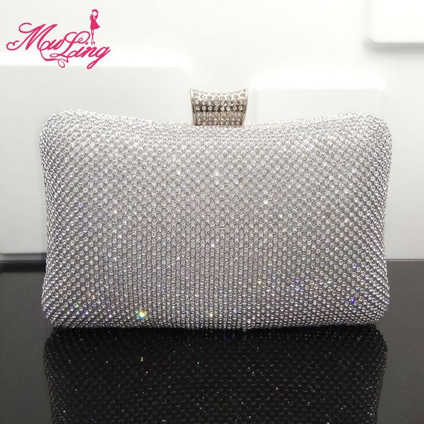 

luxury diamonds crystal evening bags clutches women evening bag clutches chain shoulder bag purses jeweled bridal wedding party