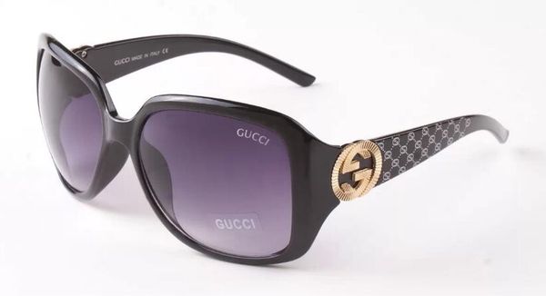 

Sungla e de igner brand men women un gla e eyewear gold metal green 55mm 60mm gla len e brown ca e 81030