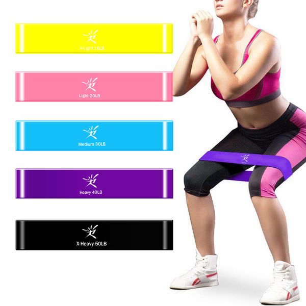 

fitness elastic band resistance loop bands gum for fitness strength training workout expander muscle gym equipment