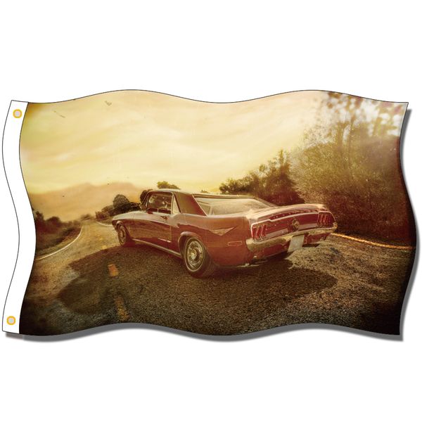 

хороший флаг]mustang andre flags 3x5ft 150x90cm 100% полиэстер, холщовая головка с металлической втулкой,использованный внутри помещения ил