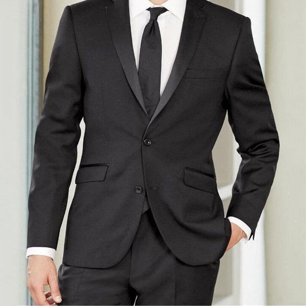 

2018 men suit grey/black wedding suits formal bridegroom suit groom tuxedos groomsmen clothing prom wear 2 pieces man blazers ternos, Black;gray