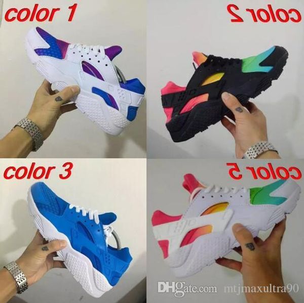 

2018 New huarache Men casual Shoes For Mens Sneaker Womens Fashion Athletic Sport Shoe Hot Corss Hiking Jogging Walking Black blue Shoes