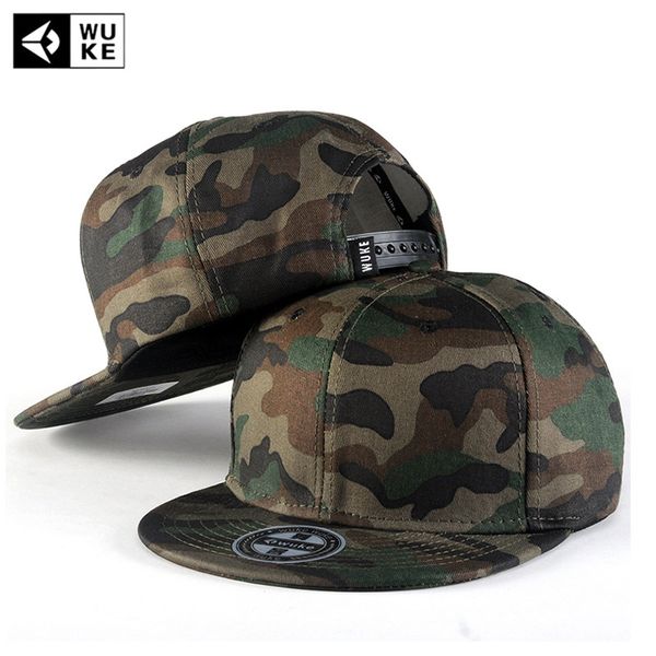 

wuke] camo snapback caps new flat designer adjustable hip hop hats for men women camouflage baseball bboy cap style unisex, Blue;gray
