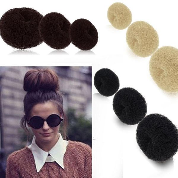 Novelty Updo Styling Doughnut Bun Ring Shaper Women Kids Girls